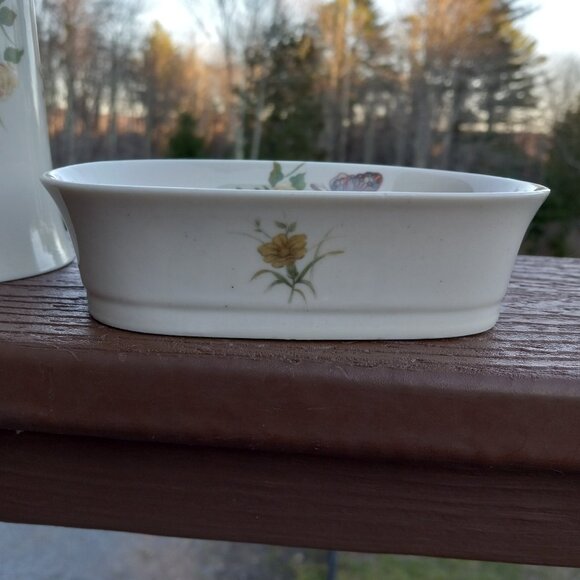 VintagTakahashi San Francisco Butterfly Bathroom Cup Soap Dish Toothbrush Holder - Picture 13 of 16